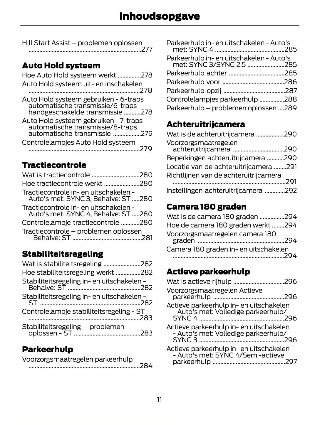 2023-2024 Ford Focus Gebruikershandleiding | Nederlands