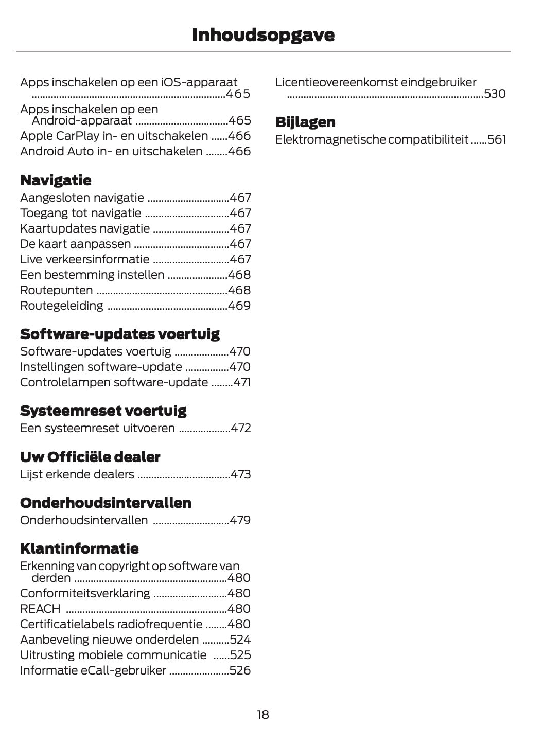 2024-2025 Ford Focus Owner's Manual | Dutch