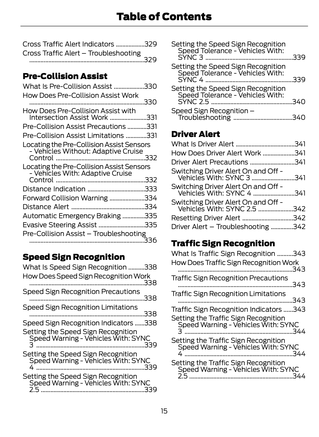 2023-2024 Ford Focus Owner's Manual | English