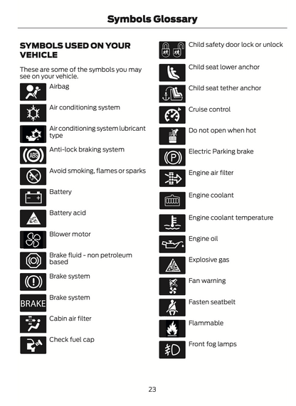 2023 Ford F-Series Super Duty Owner's Manual | English