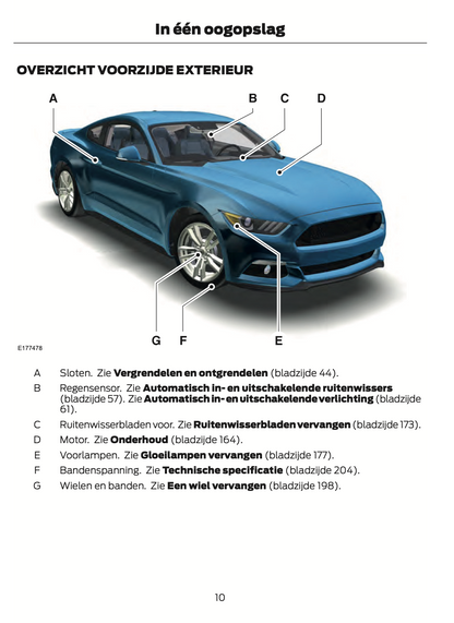 2015-2016 Ford Mustang Gebruikershandleiding | Nederlands