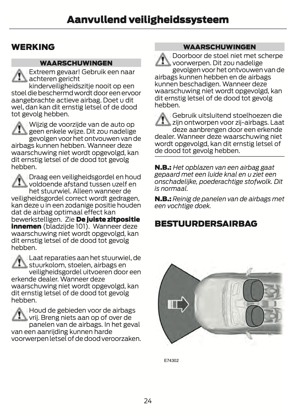 2015-2016 Ford Mustang Gebruikershandleiding | Nederlands