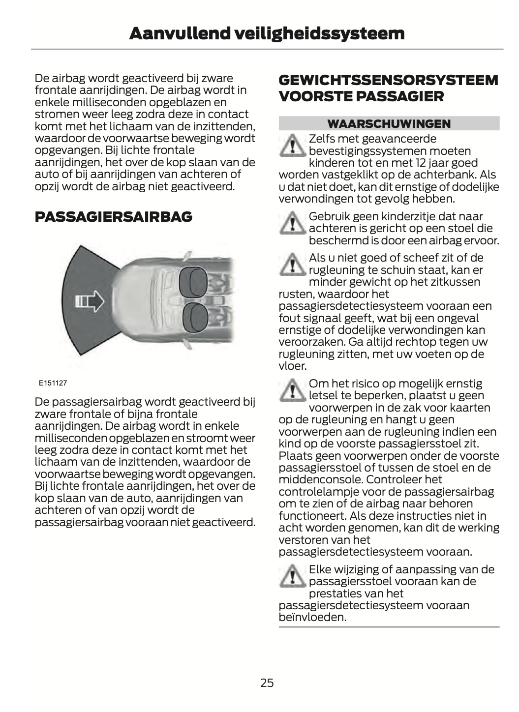 2015-2016 Ford Mustang Gebruikershandleiding | Nederlands