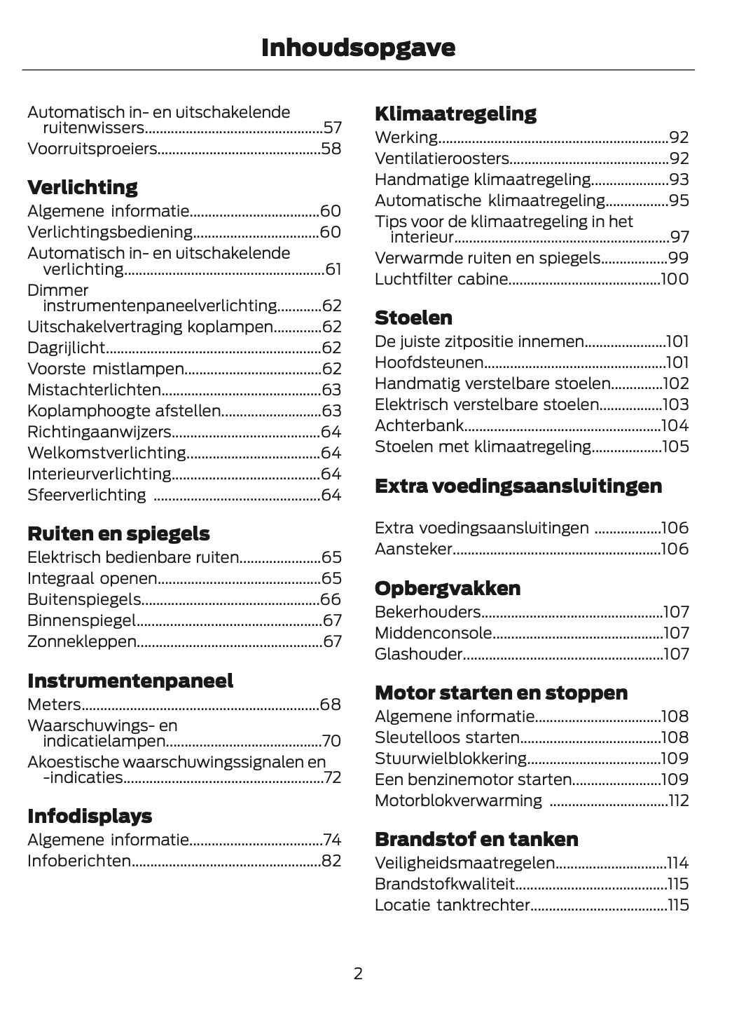 2015-2016 Ford Mustang Gebruikershandleiding | Nederlands