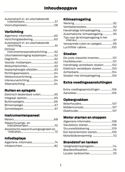 2015-2016 Ford Mustang Gebruikershandleiding | Nederlands