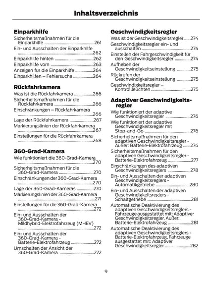 2025 Ford Puma Owner's Manual | German