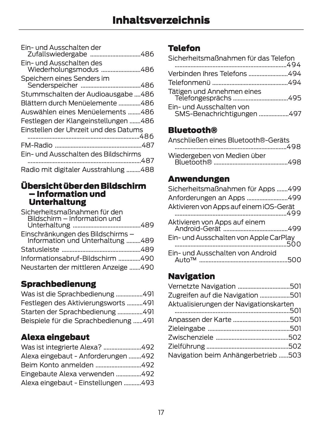 2025 Ford Puma Owner's Manual | German