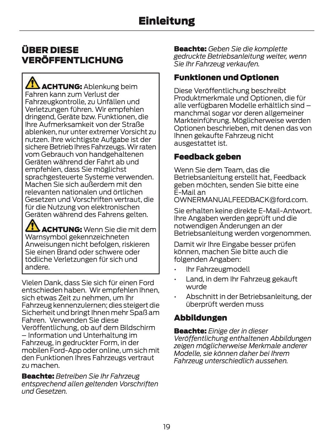 2025 Ford Puma Owner's Manual | German