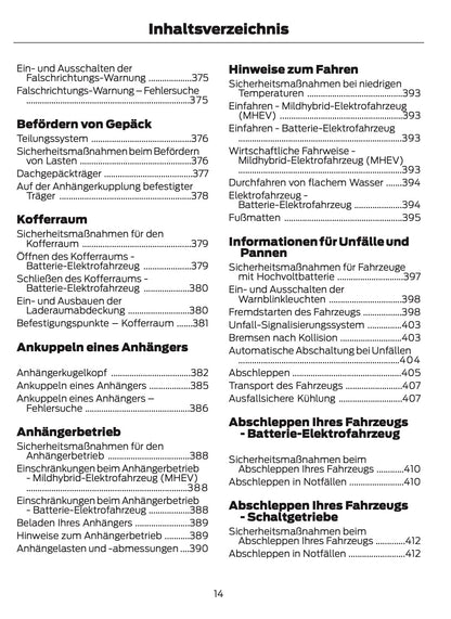 2026 Ford Puma Owner's Manual | German
