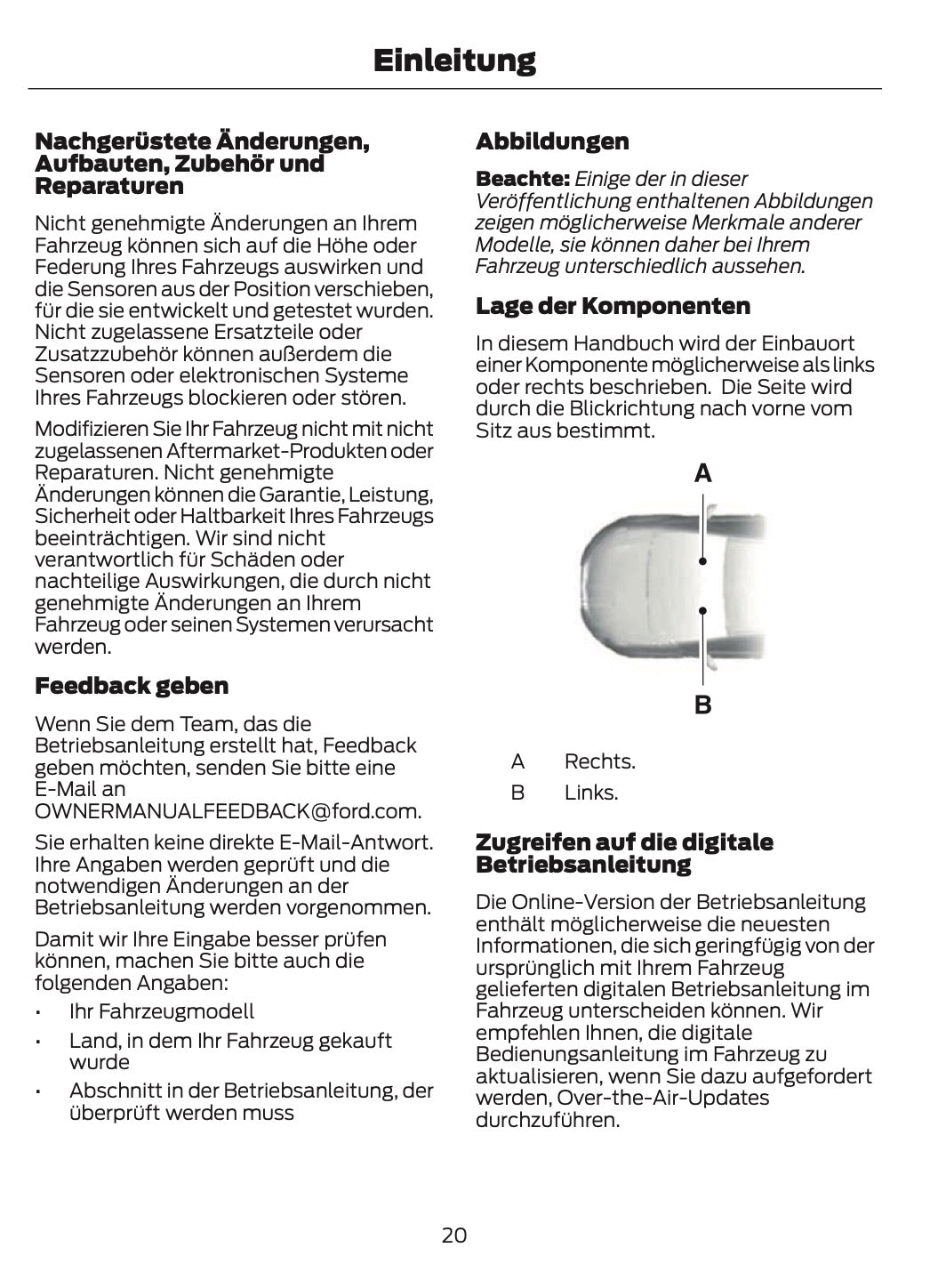 2026 Ford Puma Owner's Manual | German