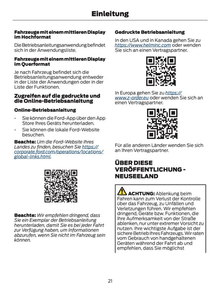 2026 Ford Puma Owner's Manual | German