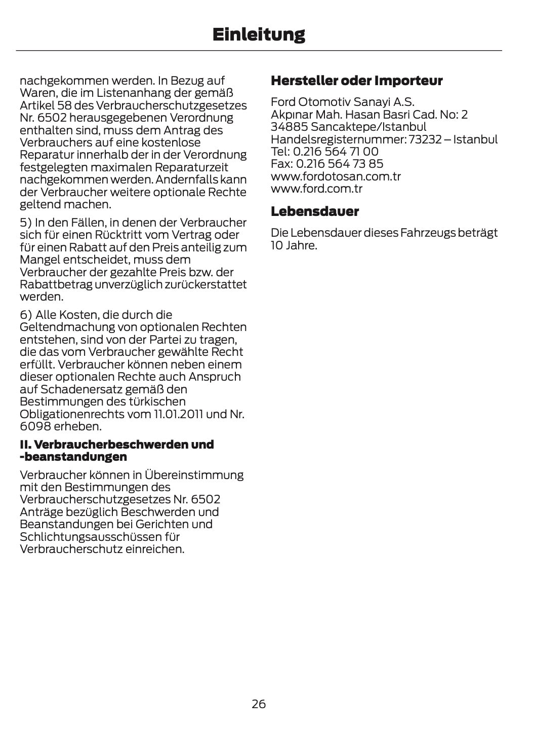 2026 Ford Puma Owner's Manual | German