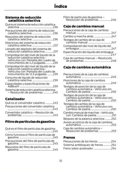 2023-2024 Ford Puma Gebruikershandleiding | Spaans