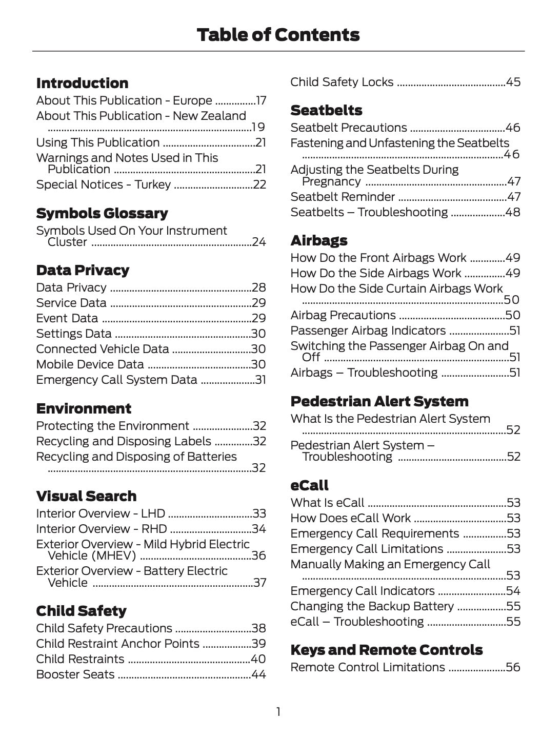 2026 Ford Puma Owner's Manual | English