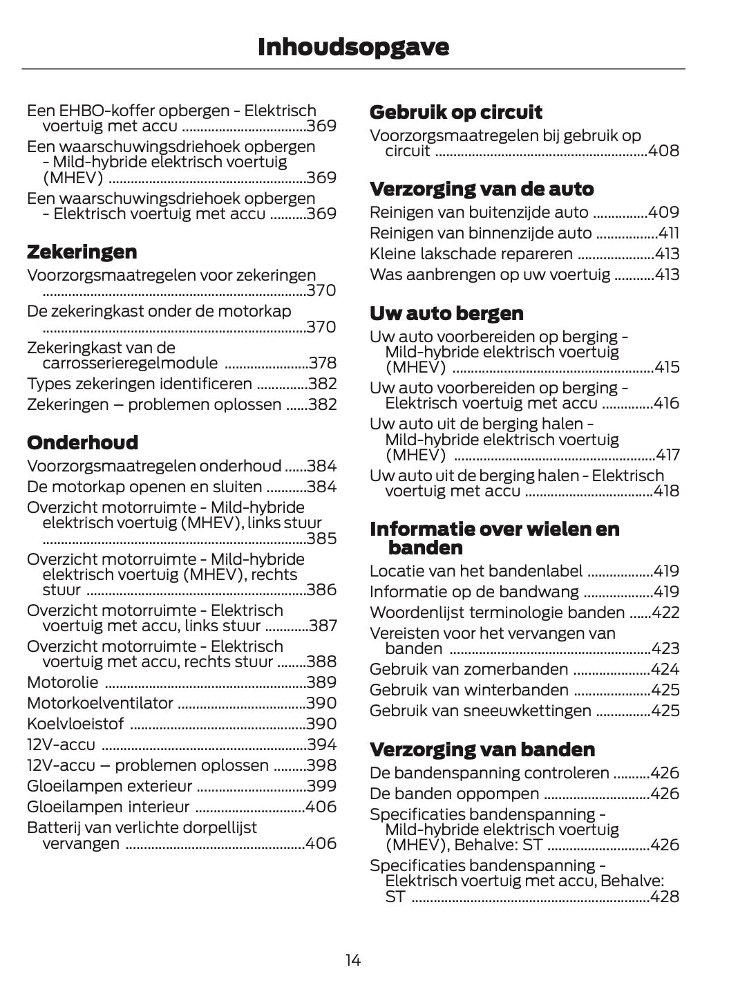 2025 Ford Puma Owner's Manual | Dutch