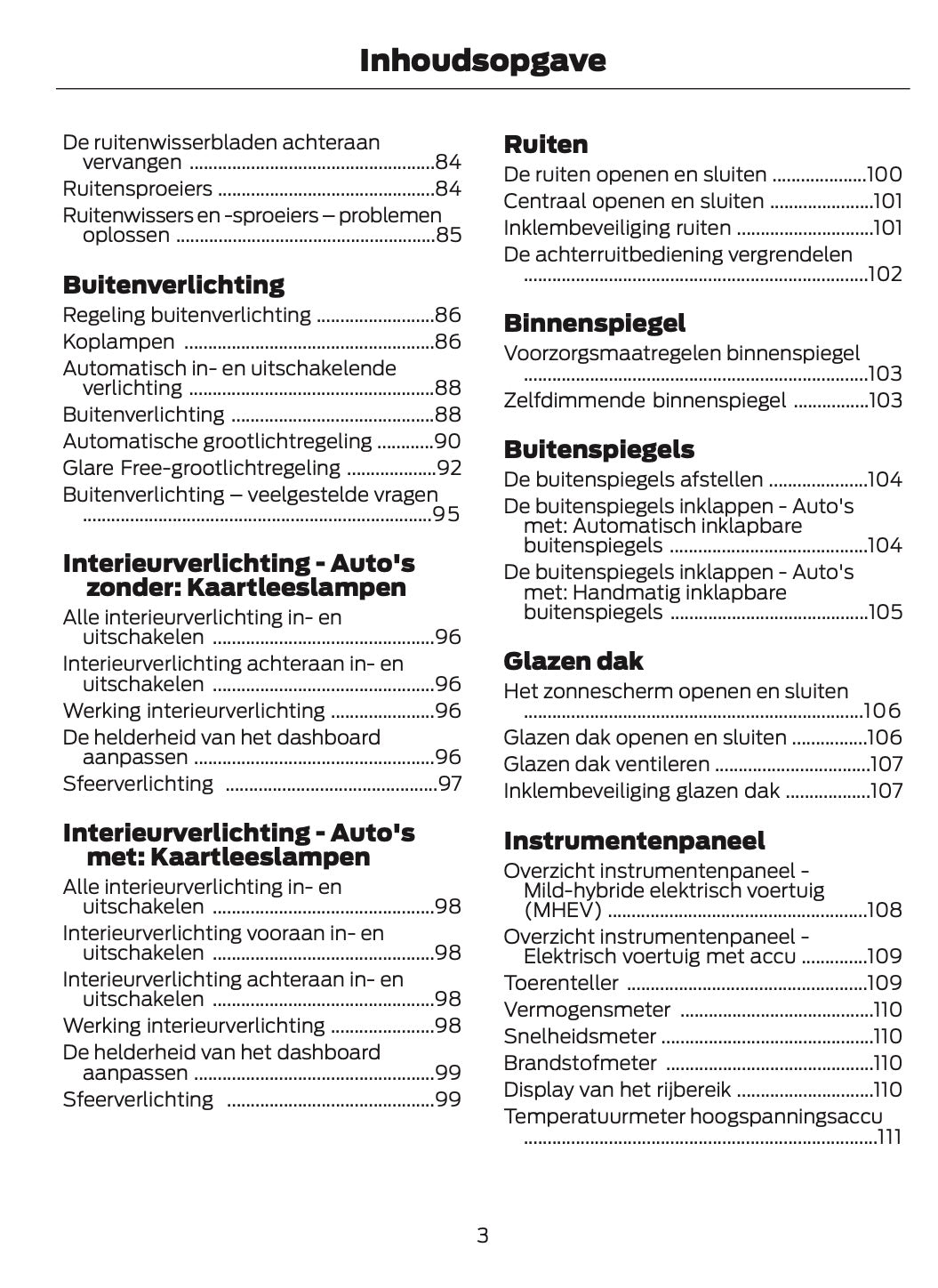 2025 Ford Puma Owner's Manual | Dutch