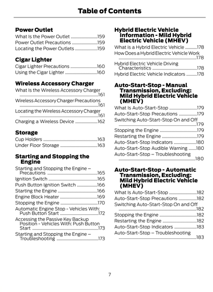 2023-2024 Ford Puma Owner's Manual | English