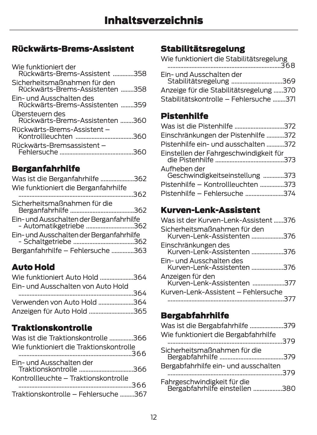 2025-2026 Ford Ranger Owner's Manual | German
