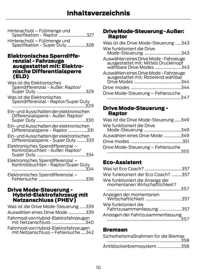 2026 Ford Ranger Owner's Manual | German