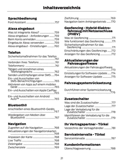 2026 Ford Ranger Owner's Manual | German