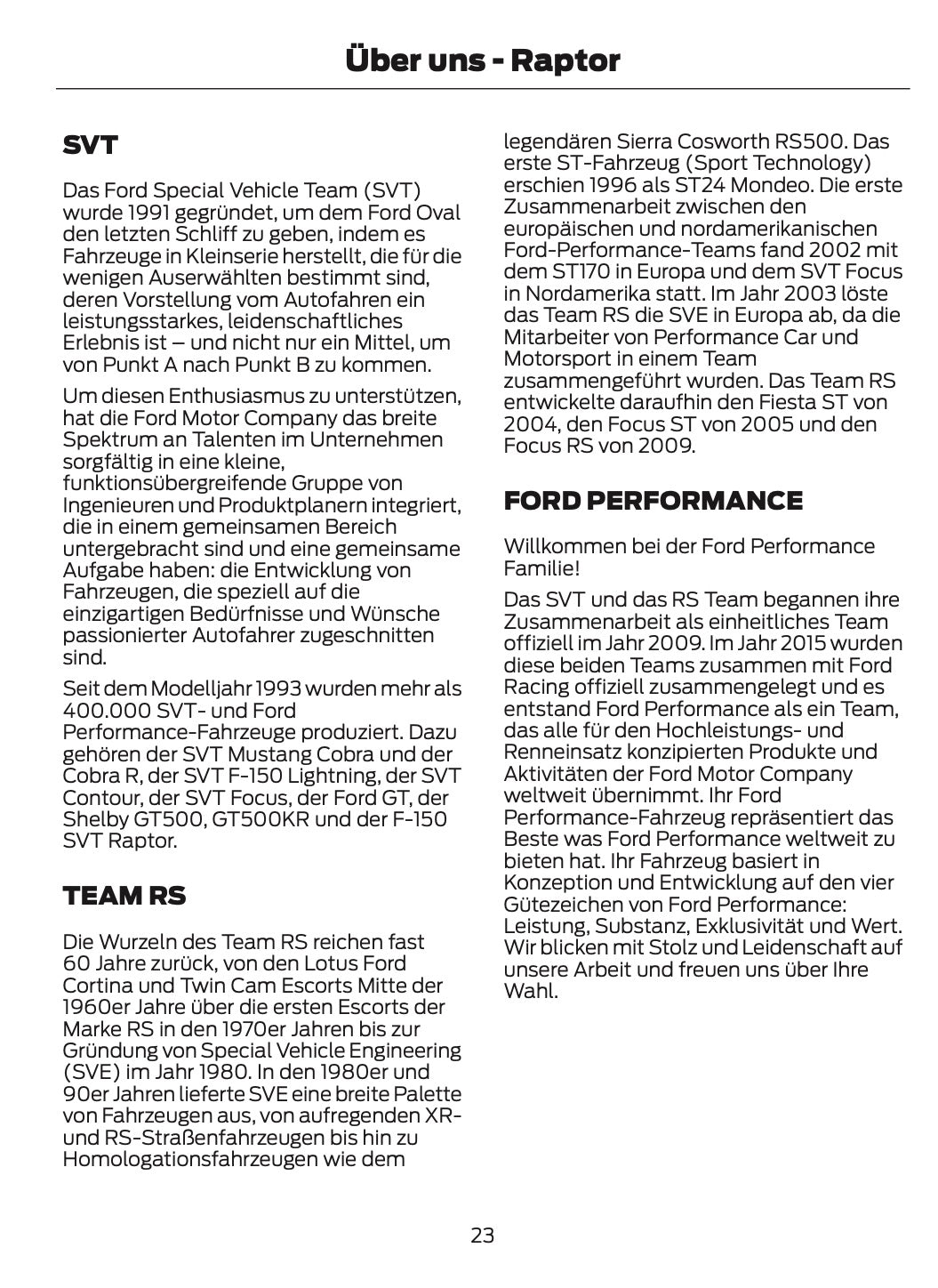 2026 Ford Ranger Owner's Manual | German