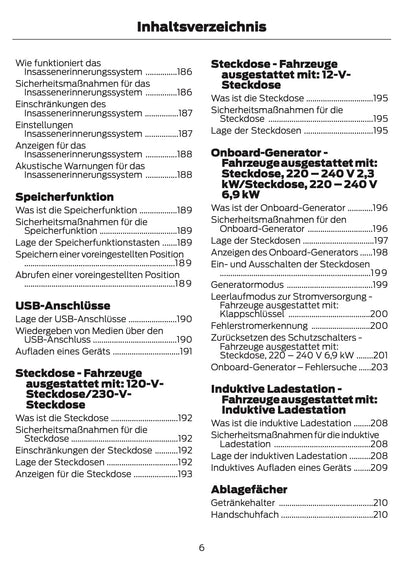 2026 Ford Ranger Owner's Manual | German