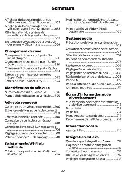 2025-2026 Ford Ranger Manuel du propriétaire | Français