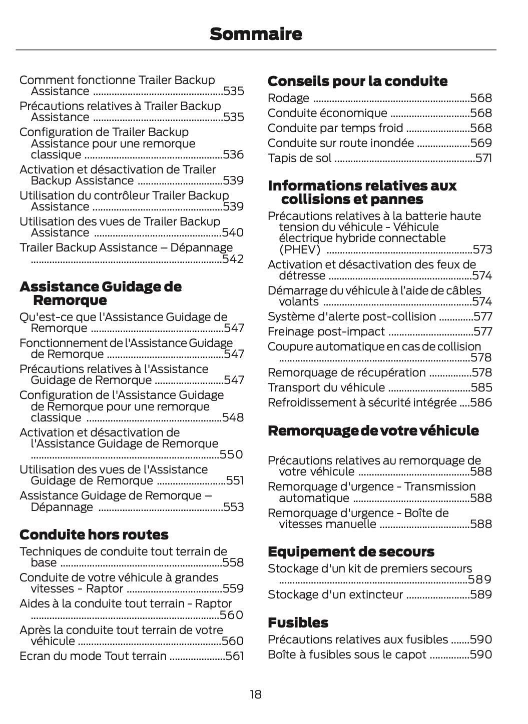 2026 Ford Ranger Manuel du propriétaire | Français