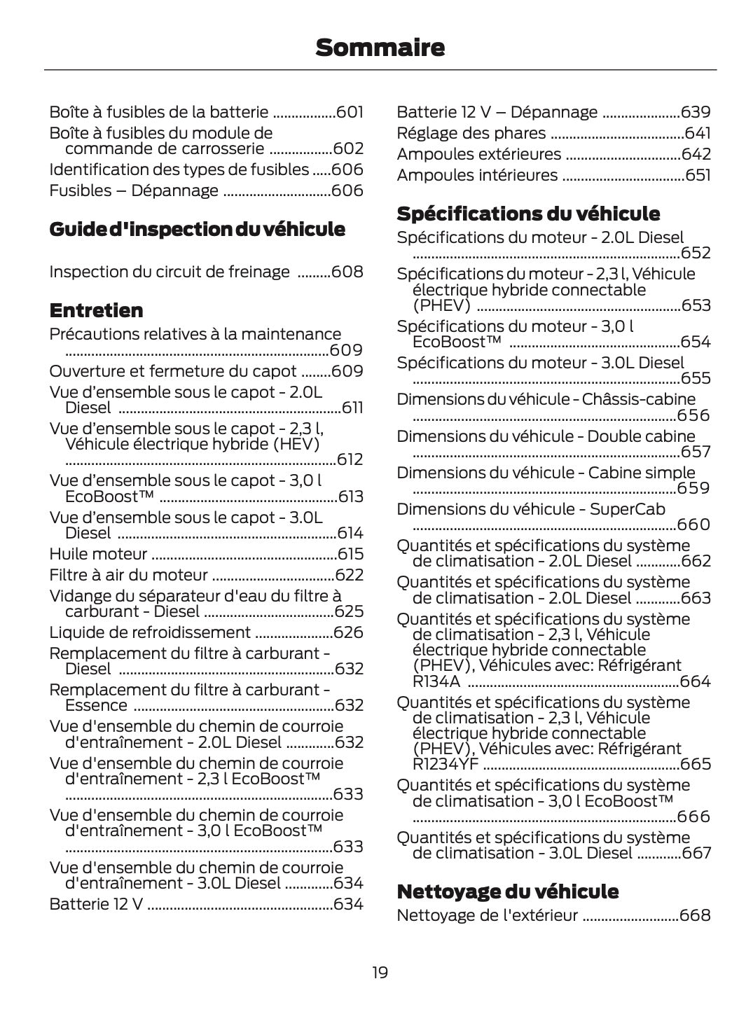 2026 Ford Ranger Manuel du propriétaire | Français