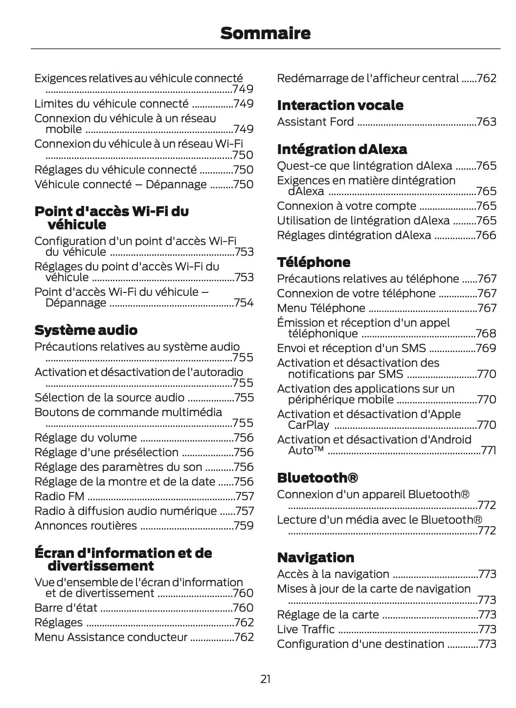 2026 Ford Ranger Manuel du propriétaire | Français