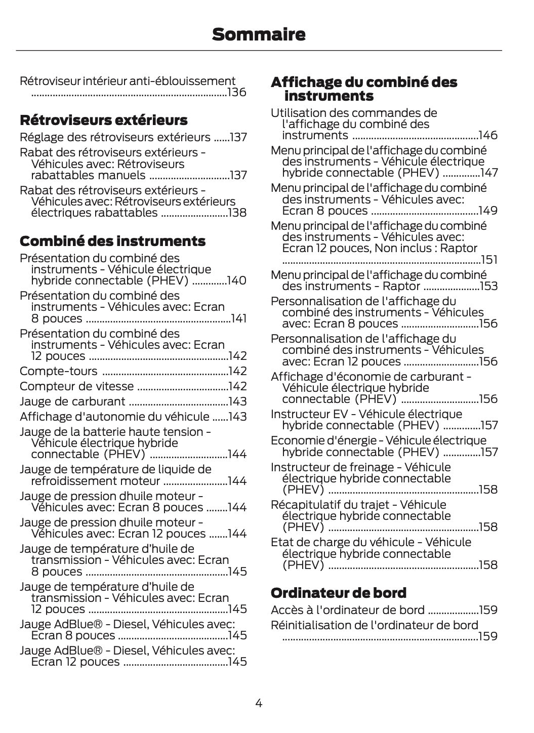 2026 Ford Ranger Manuel du propriétaire | Français