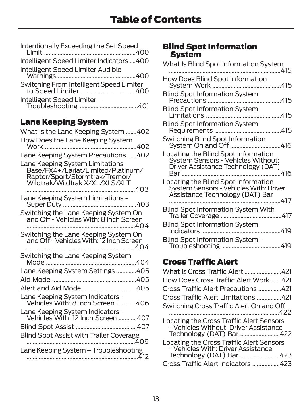 2026 Ford Ranger Owner's Manual | English