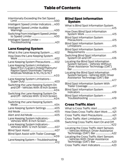 2026 Ford Ranger Owner's Manual | English