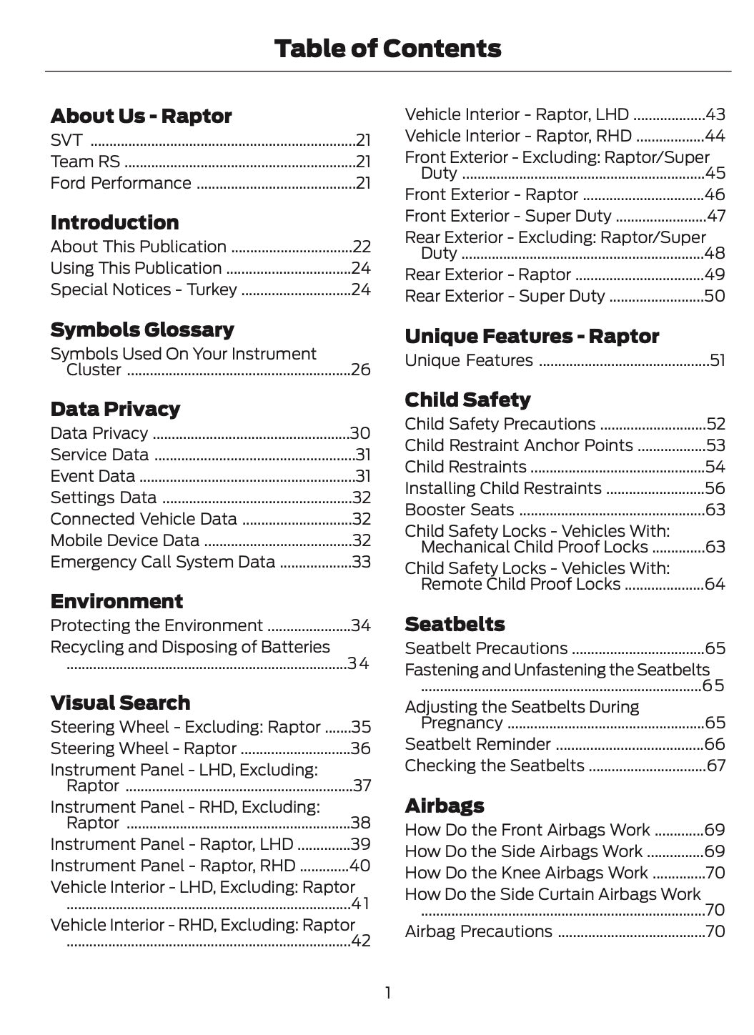 2026 Ford Ranger Owner's Manual | English