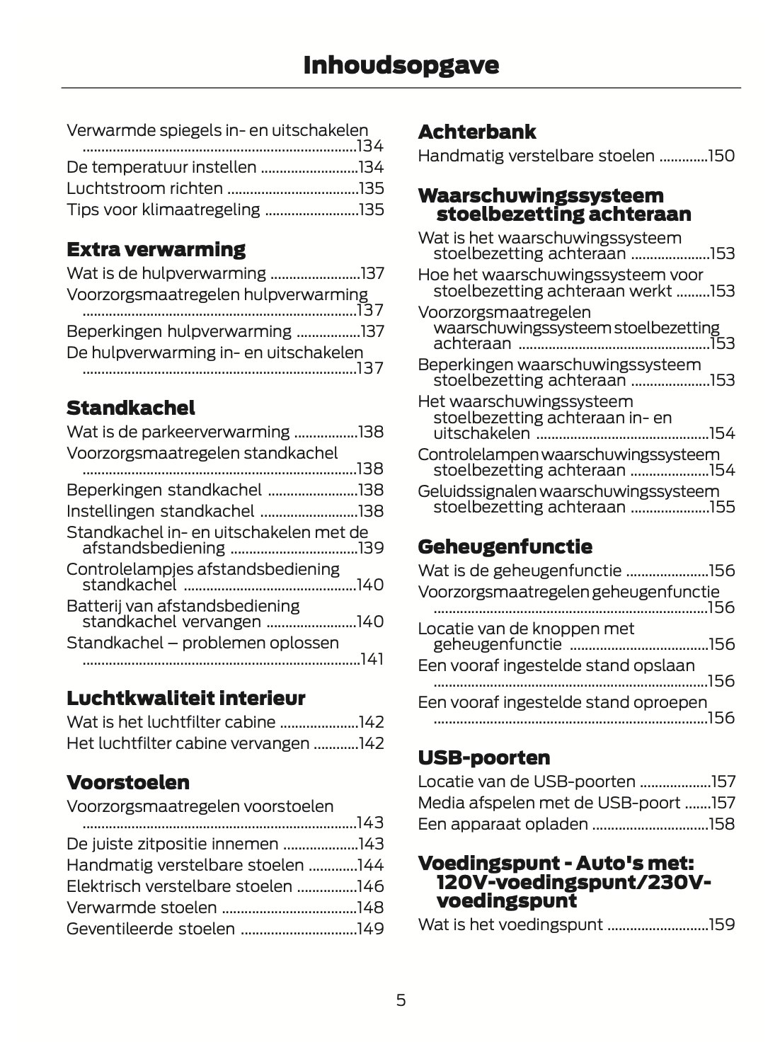 2022-2023 Ford Ranger Owner's Manual | Dutch