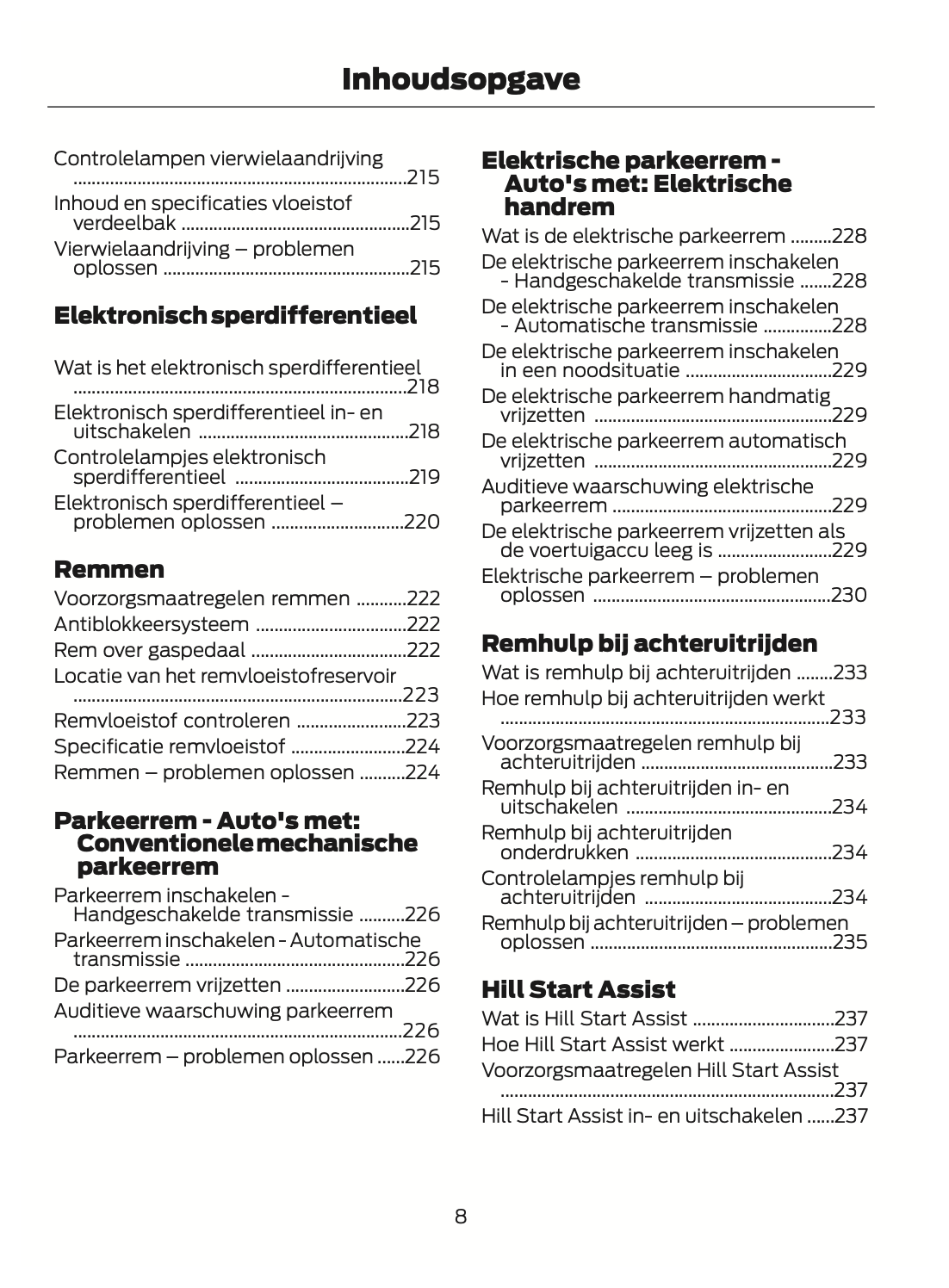 2022-2023 Ford Ranger Owner's Manual | Dutch