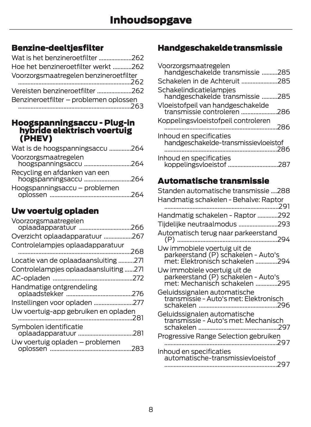 2026 Ford Ranger Owner's Manual | Dutch
