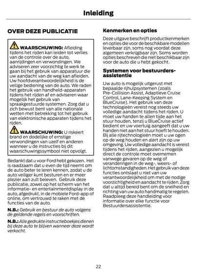 2026 Ford Ranger Owner's Manual | Dutch