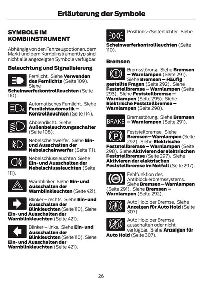 2026 Ford Tourneo Courier/Transit Courier Owner's Manual | German