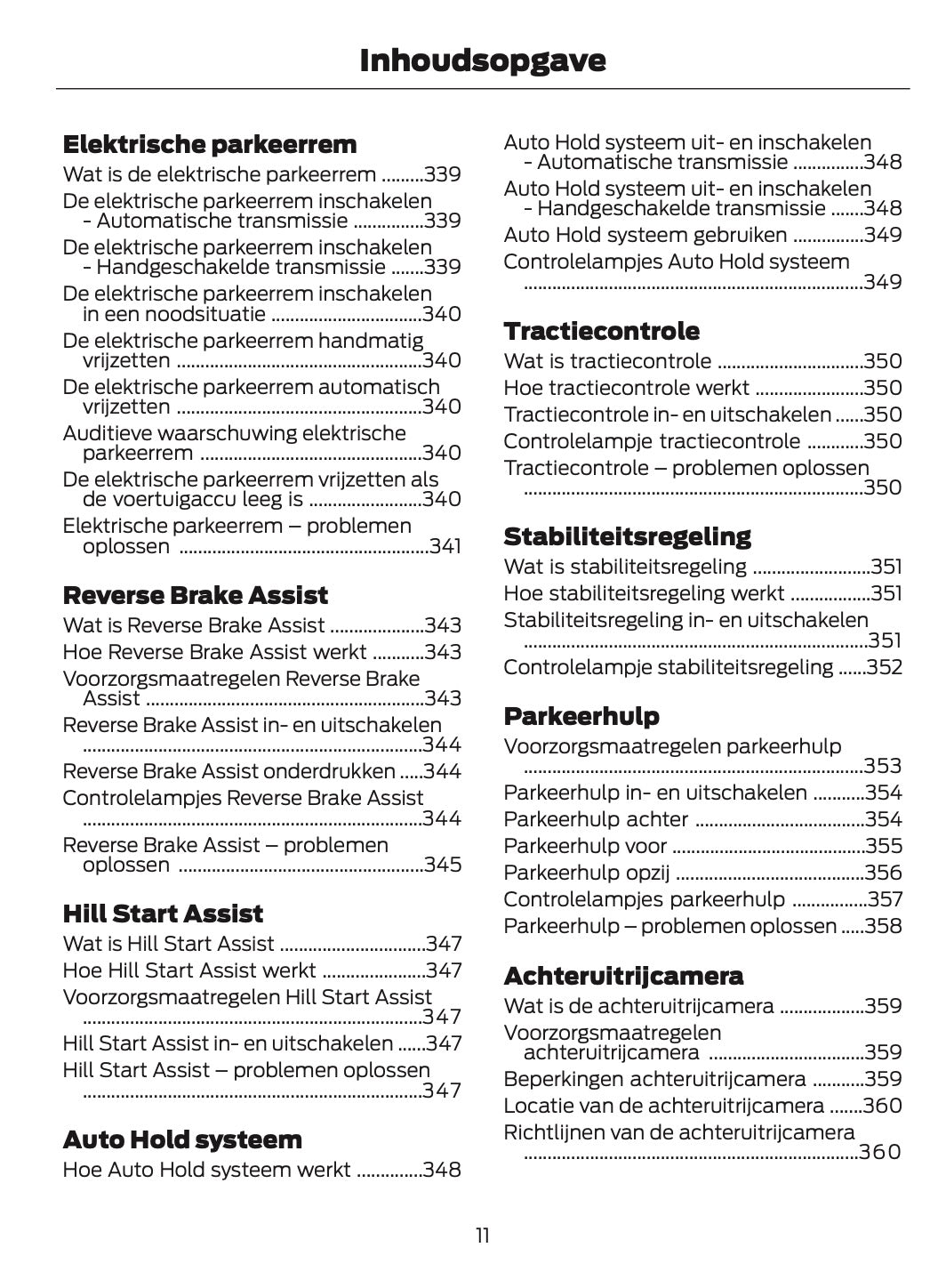 2024 Ford Tourneo Custom/Transit Custom Owner's Manual | Dutch