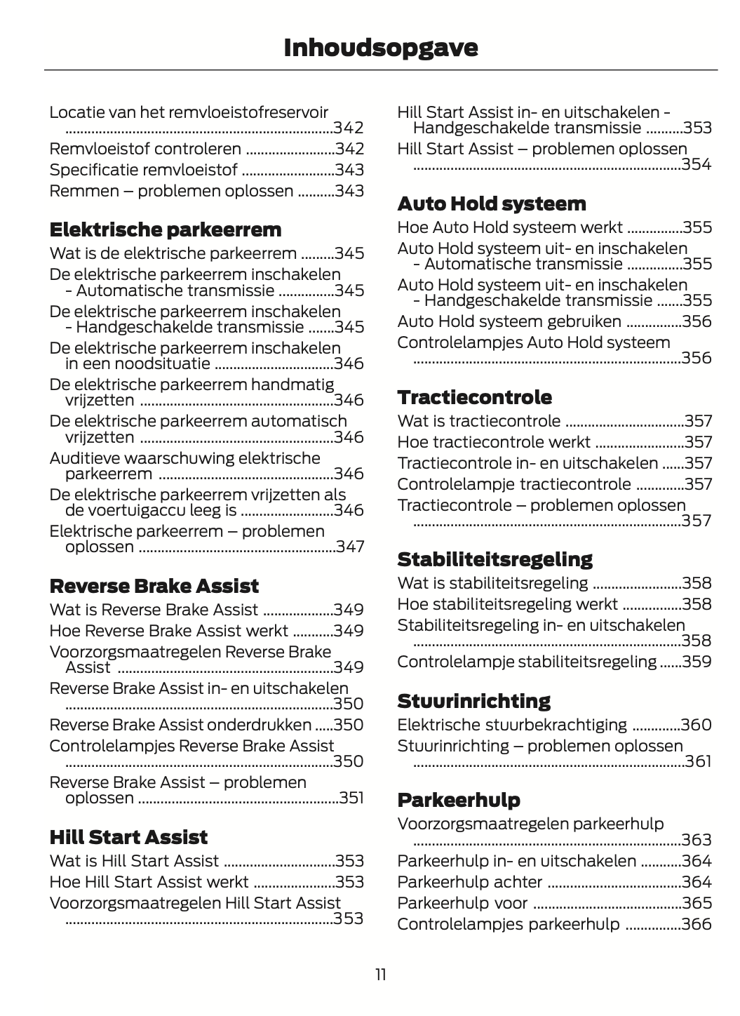 2024-2025 Ford Tourneo Custom/Transit Custom Owner's Manual | Dutch