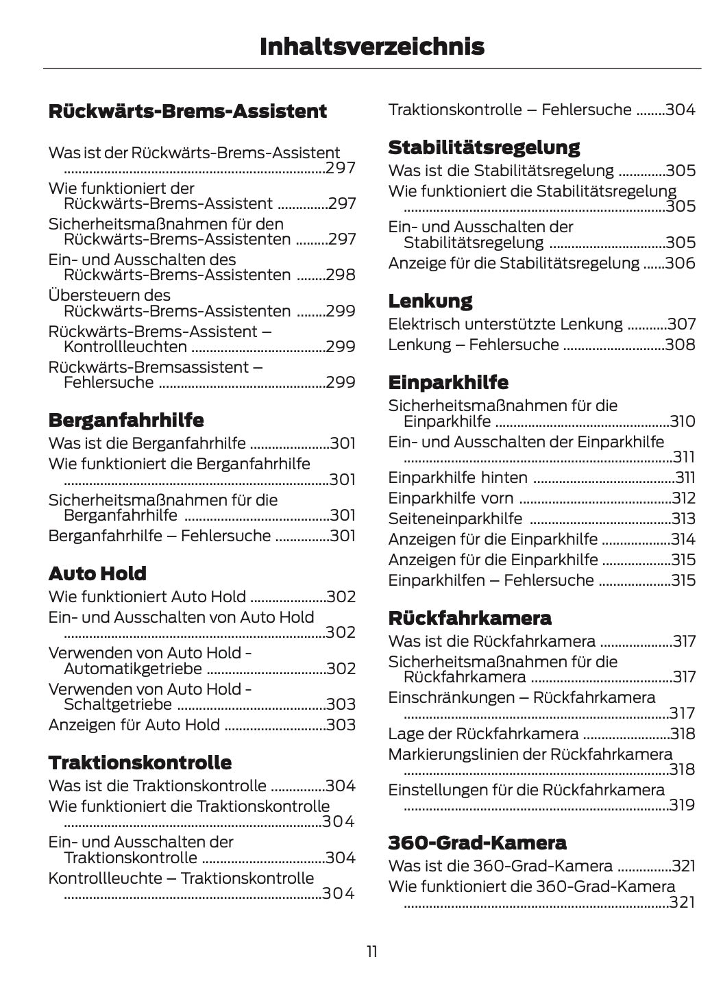 2026 Ford Transit Owner's Manual | German