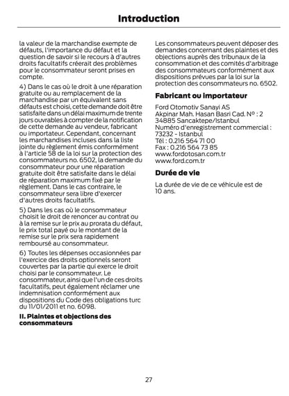 2026 Ford Transit Manuel du propriétaire | Français