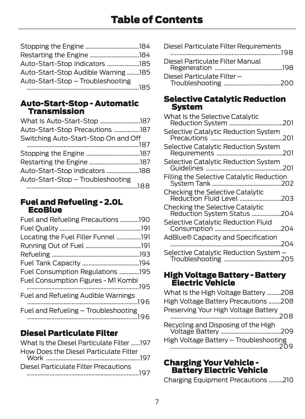 2026 Ford Transit Owner's Manual | English