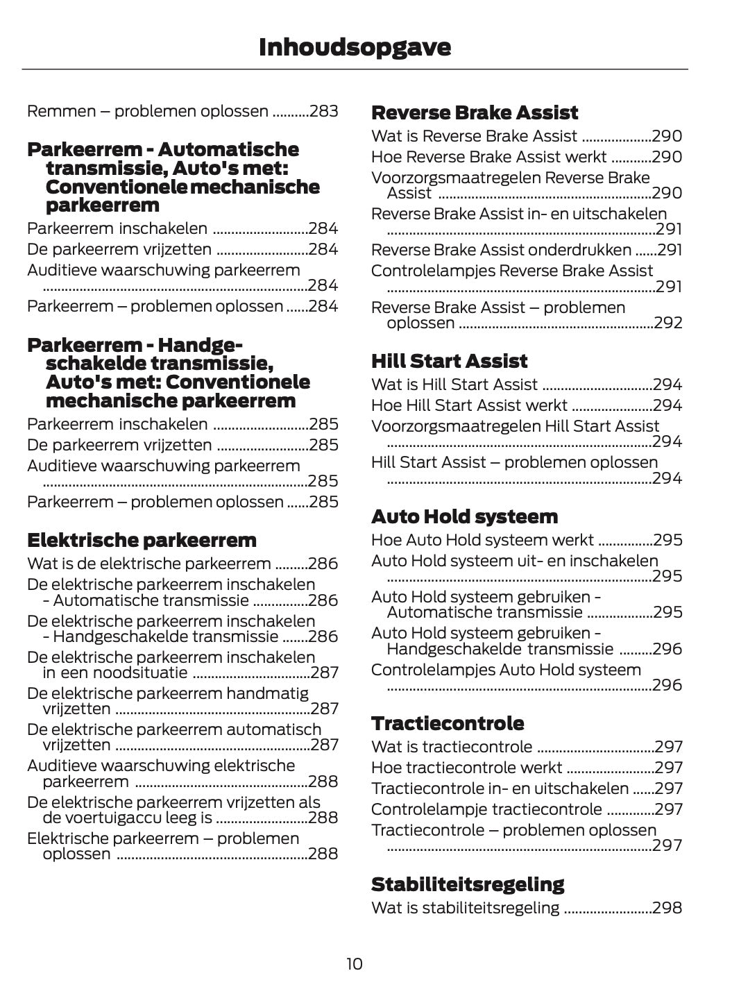2026 Ford Transit Owner's Manual | Dutch