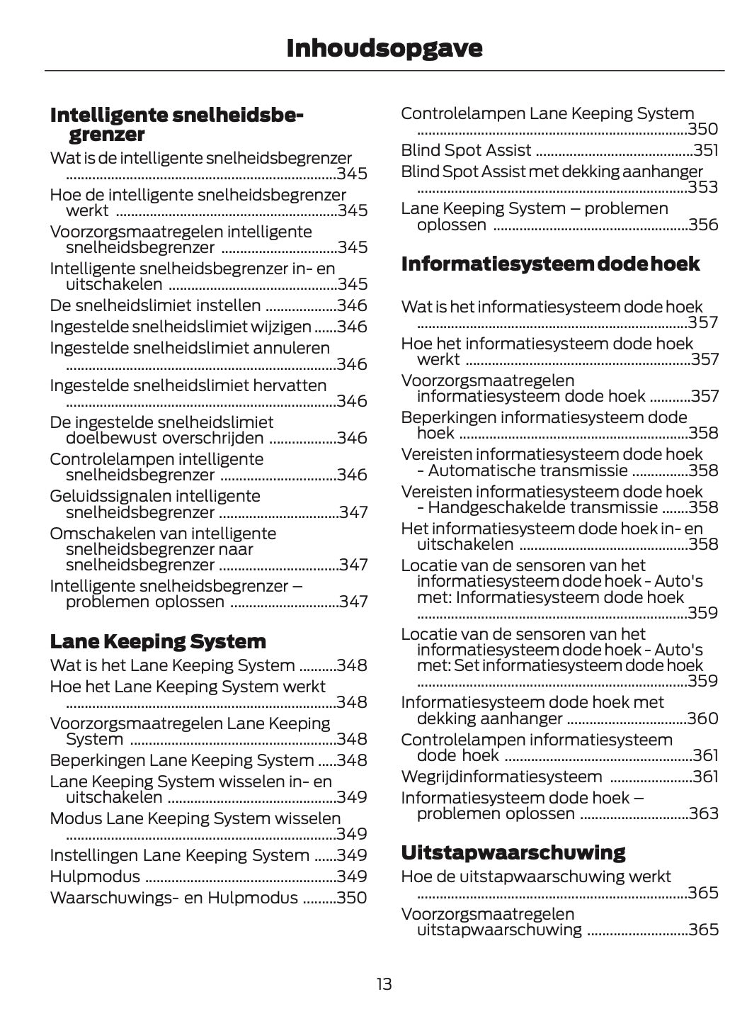 2026 Ford Transit Owner's Manual | Dutch