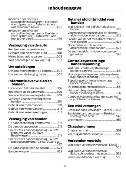 2026 Ford Transit Owner's Manual | Dutch