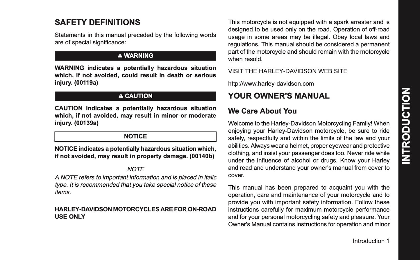 2008 Harley-Davidson FLHRSE4 Owner's Manual | English US