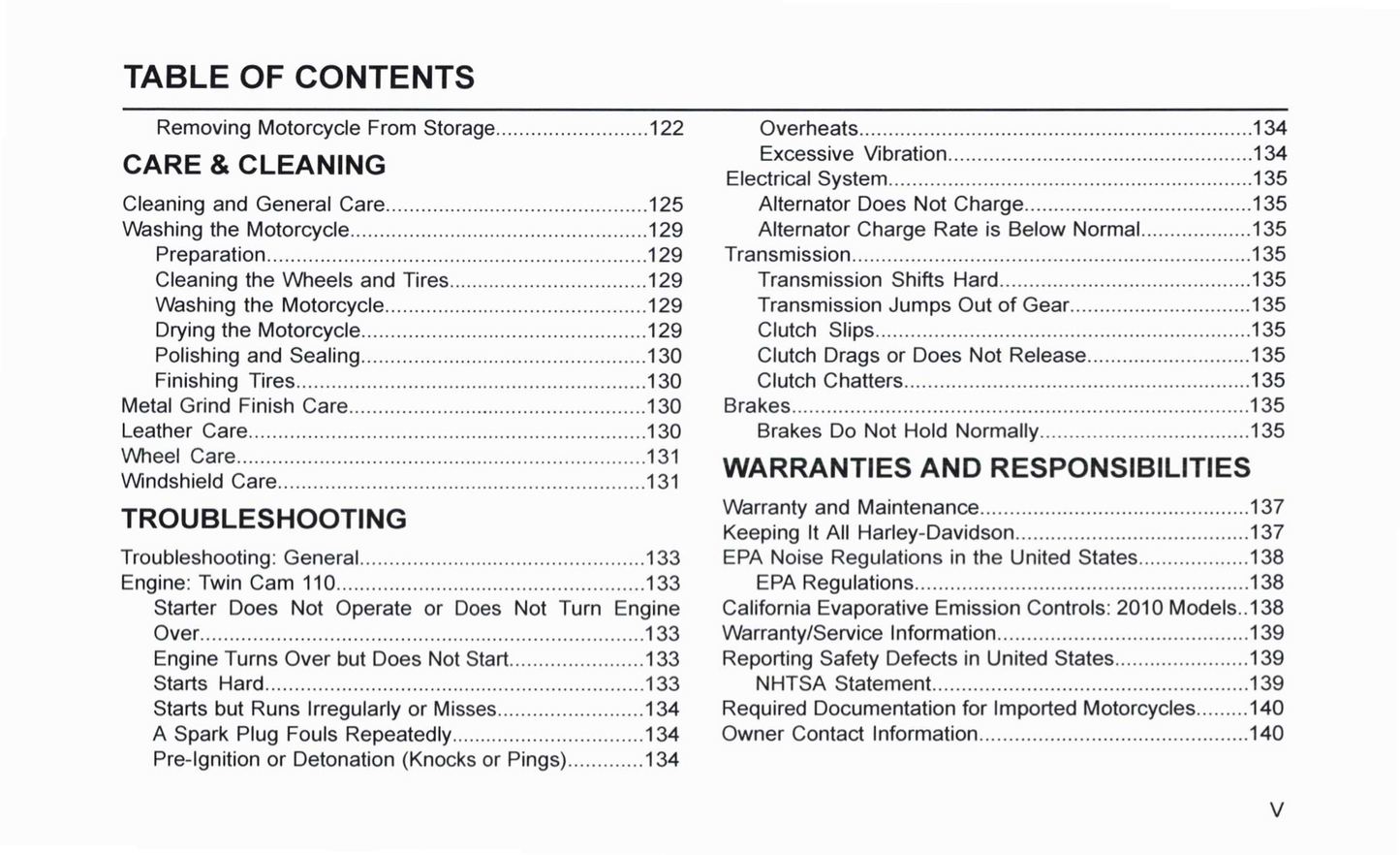 2010 Harley-Davidson FLSTSE Owner's Manual | English