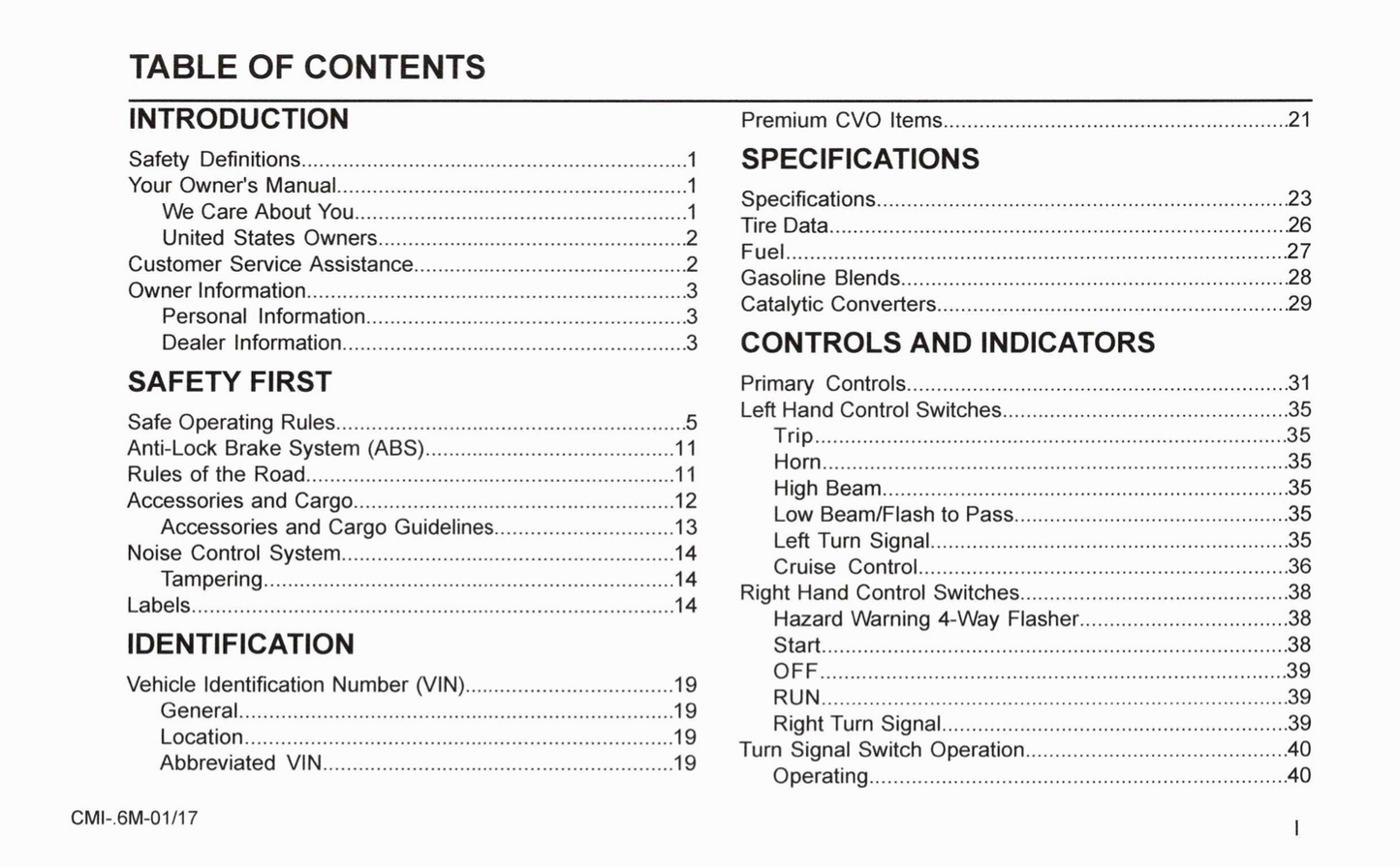 2017 Harley-Davidson FXSE Owner's Manual | English